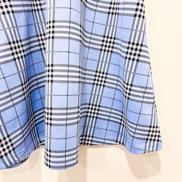 LOVE TREE Plaid Blue Dress - Picture 6 of 7